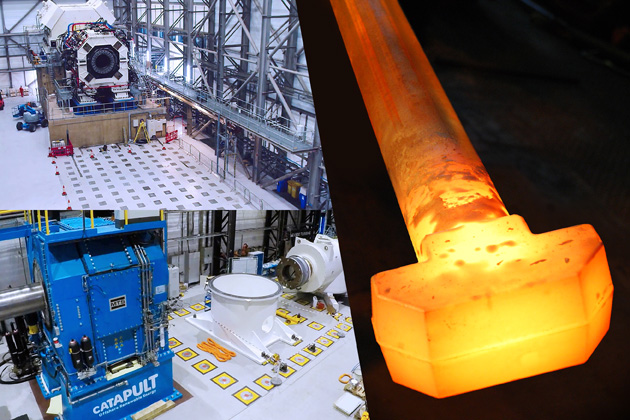 DIN7992 Hammerhead T-Bolts up to M100 x 3100mm for ORE Catapult Research and Testing Facility