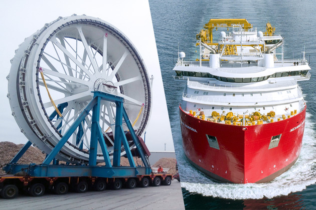 Hot Bending Capability Assists World’s Largest Cable Laying Vessel