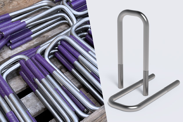 Specialised Bending Capability Enables the Production of U-Bolts in A4-80 Stainless Steel